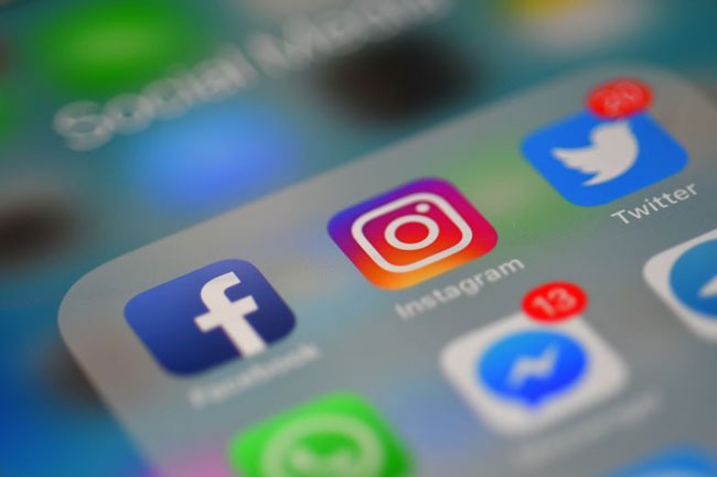 Social media temporarily blocked