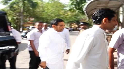 Rajitha arrives at CID to record statement