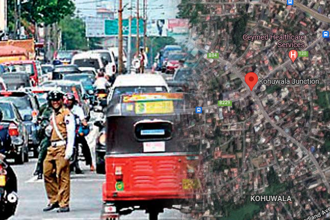 Traffic movement restricted due to construction of Kohuwala flyover