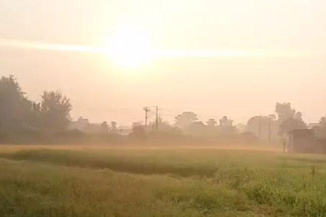 Misty conditions expected during the morning