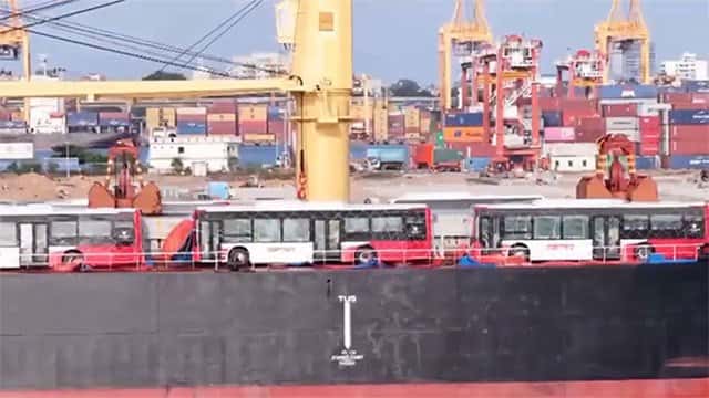 Sri Lanka receives first batch of 104 new Metro buses from China