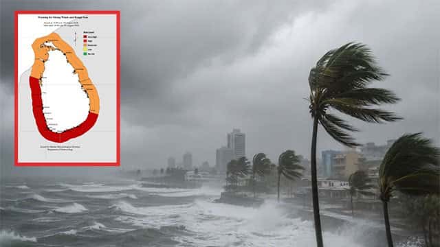 Red advisory issued for strong winds and rough seas