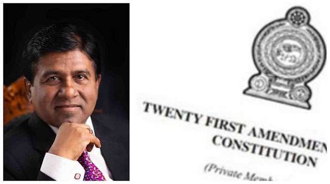 Political party representatives to be briefed on 21st Amendment