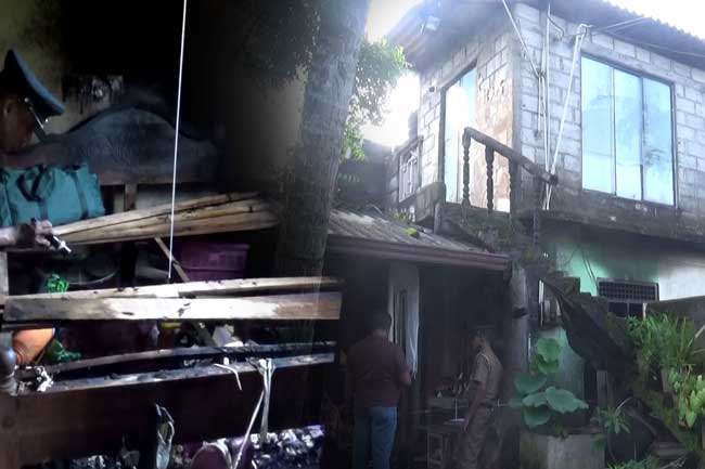 Four injured after fire breaks out at a house