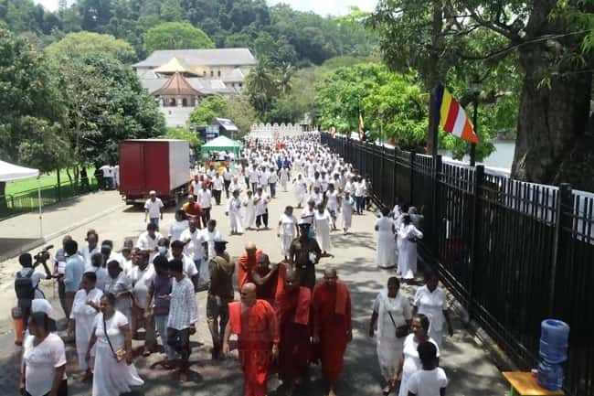 Siri Dalada Wandanawa: Nearly 130,000 devotees pay homage on Day 4