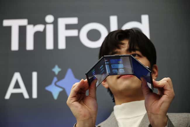 Samsung unveils first multi-folding phone as competition set to heat up