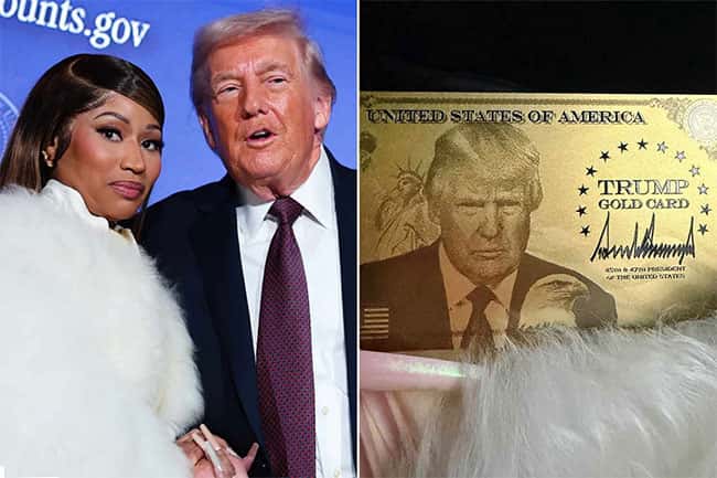 Nicki Minaj snags Trump gold card after saying she is his ‘No. 1 fan’