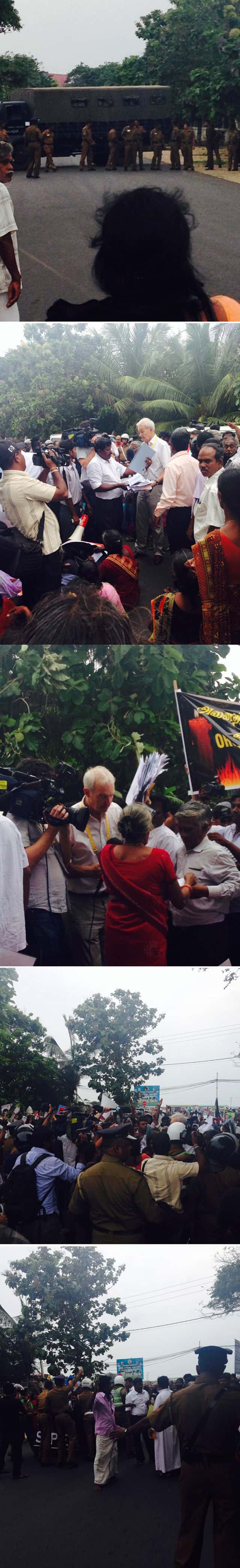 VIDEO: Security tightened near Jaffna library