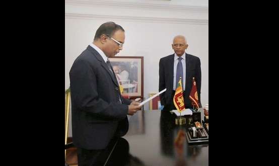 CJ Shirani greets Justice K. Sripavan