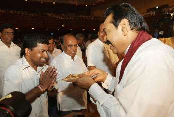 UPFA nominates Pillayan for EP Chief Minister post