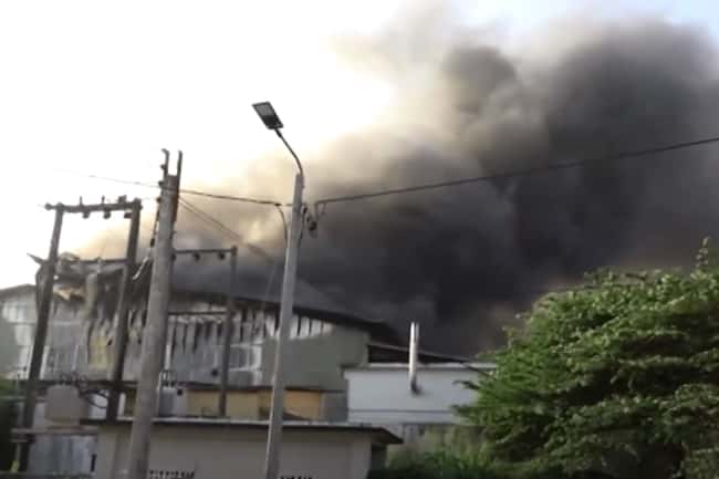 Fire erupts at factory in Katunayake FTZ