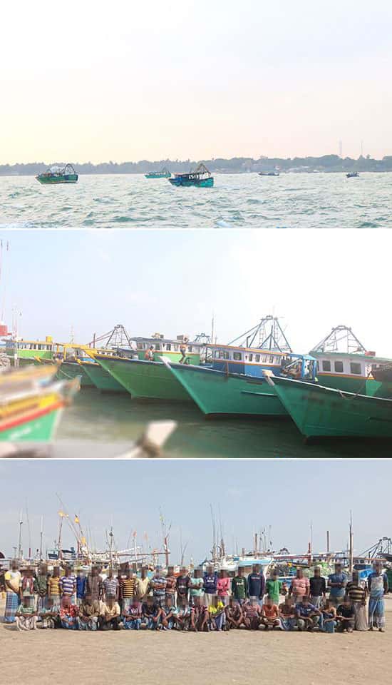 43 Indian fishermen arrested for poaching in Sri Lankan waters