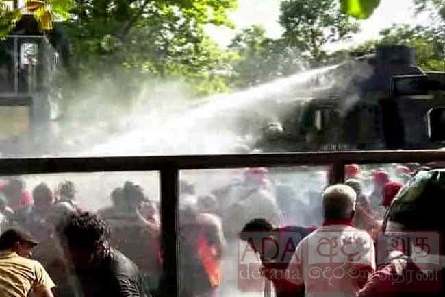 Tear gas and water cannons fired at NPP protest 