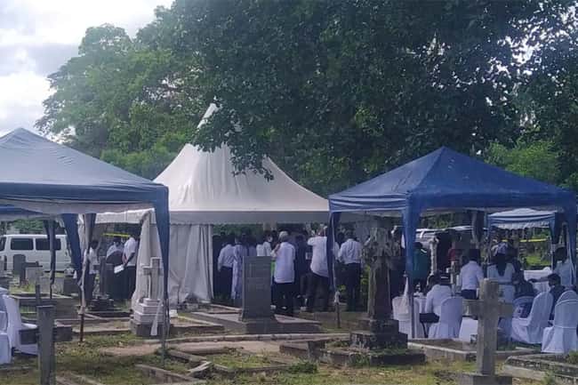 Exhumation of Dinesh Schaffter’s remains in progress