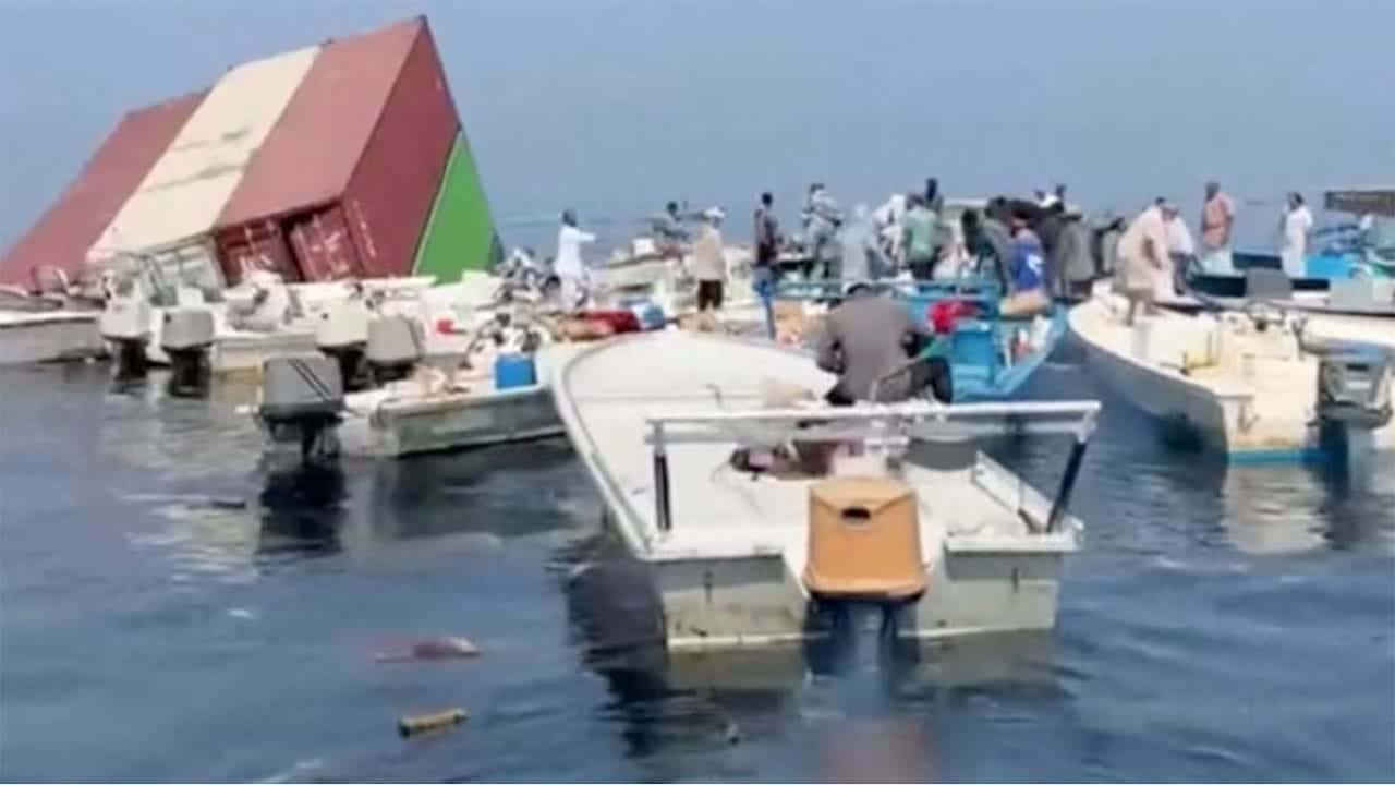 Two ships sink near Hormuz after being hit by projectiles amid surge in attacks