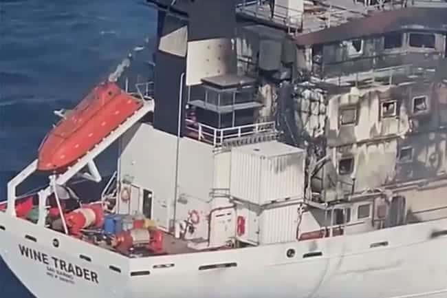Seven crew missing after drone attack leaves tanker ablaze off Romania's coast