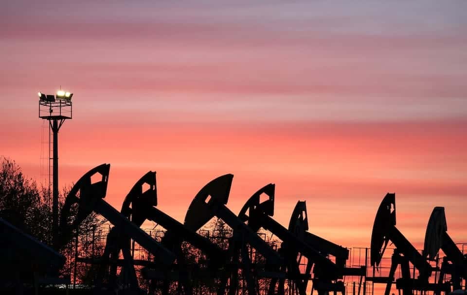 Oil touches $110 a barrel for first time since May on Middle East, Russia supply fears