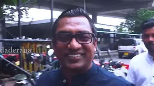 Former MP Thisakutti Arachchi arrives at PCID to give statement