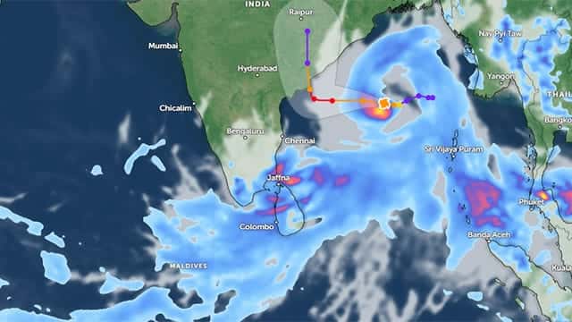 Cyclonic Storm ‘Arnab’ intensifies over Bay of Bengal; Heavy rain and strong winds expected in Sri Lanka
