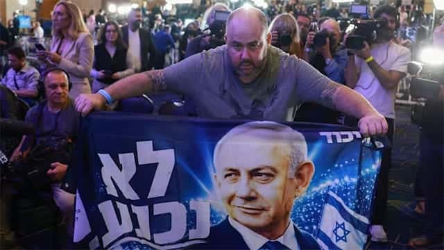Israeli exit polls show deadlock, setback for Netanyahu