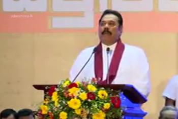 We had no intention to agree for their terms, says Mahinda