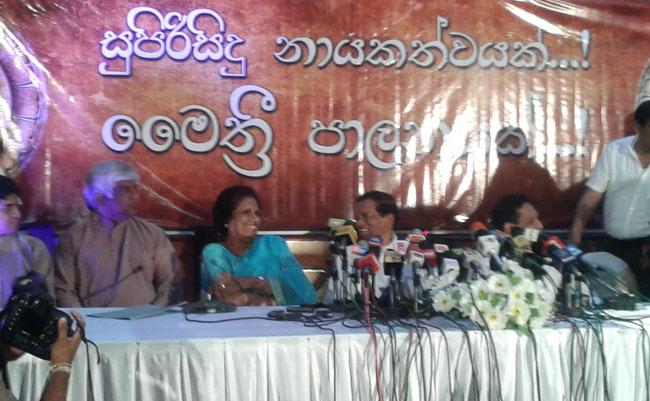 I will contest as the Common Candidate - Maithripala Sirisena