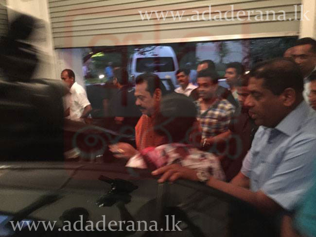 EXCLUSIVE: President Rajapaksa leaves Temple Trees 