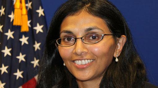 Nisha Biswal arrives in Sri Lanka