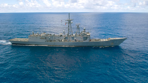 Government says would consider visit by China navy ships