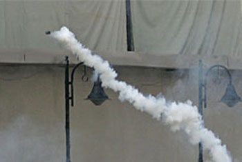 VIDEO: Police fire teargas at JVP protest 