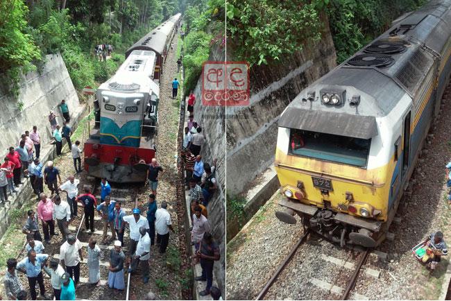 Major disaster averted as two trains almost collide head-on