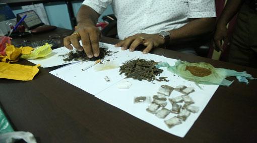 Unidentified narcotic substance found in Madampe by Excise Dept  