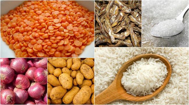 Controlled prices on seven essential food items