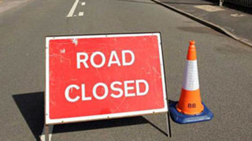 Parliament Road closed due to protest