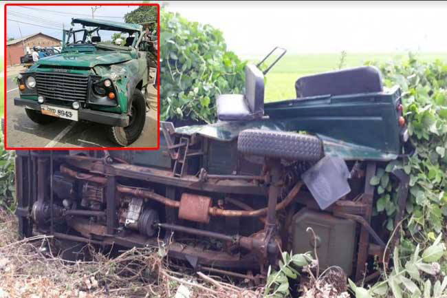 10 soldiers injured after army vehicle topples