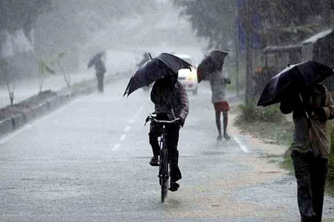 Showery condition to continue