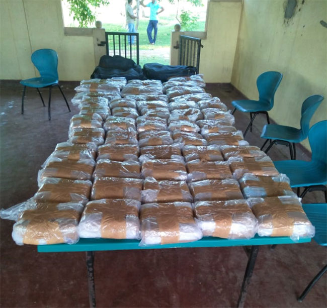 Two including teen arrested with 105kg of Kerala Ganja
