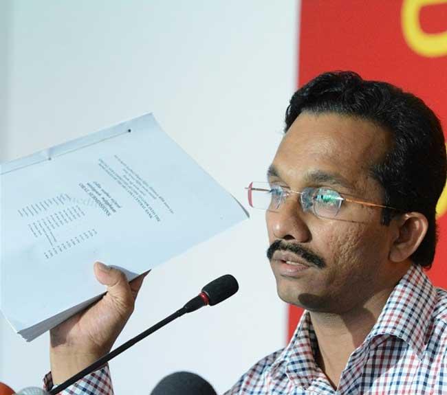UNP group in COPE was trying to defend Mahendran - Handunnetti