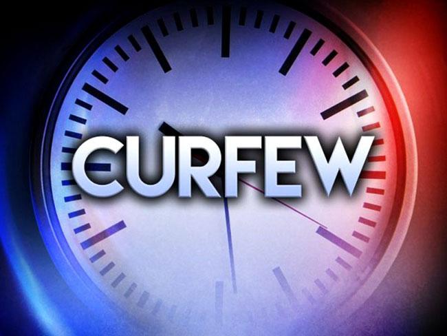 Island-wide curfew on May 31, June 4 & 5