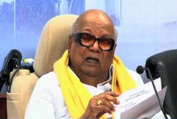 Karunanidhi reacts strongly to India’s stance on training Lankans
