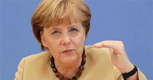 President Sirisena meets German Chancellor