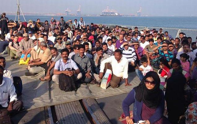 440 people including a Sri Lankan evacuated from Yemen