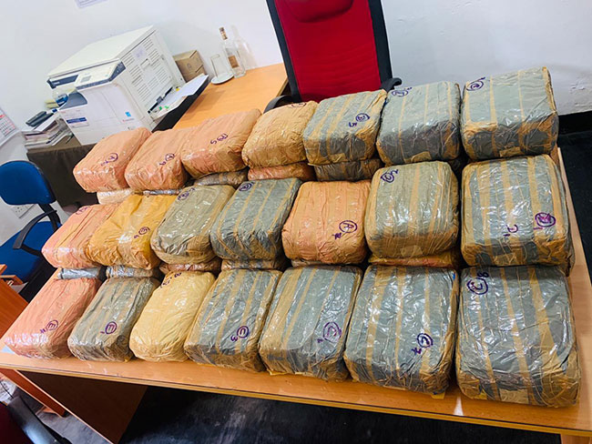 Three arrested with Kerala cannabis worth over Rs. 26 million