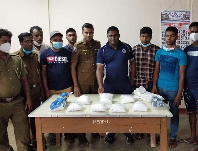 Four arrested with 07 kg of ‘Ice’ in Jaffna
