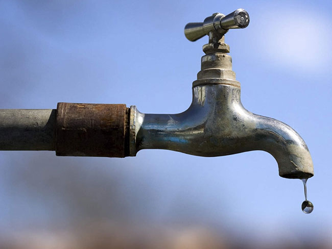 24-hour water cut in several areas