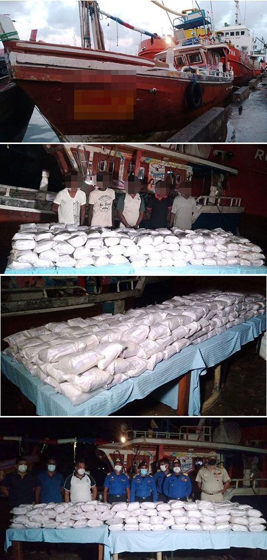 Heroin seized by navy estimated to be worth more than Rs. 2,321 million