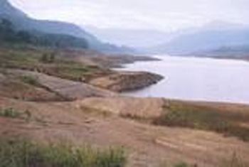Water levels dangerously low at Kotmale
