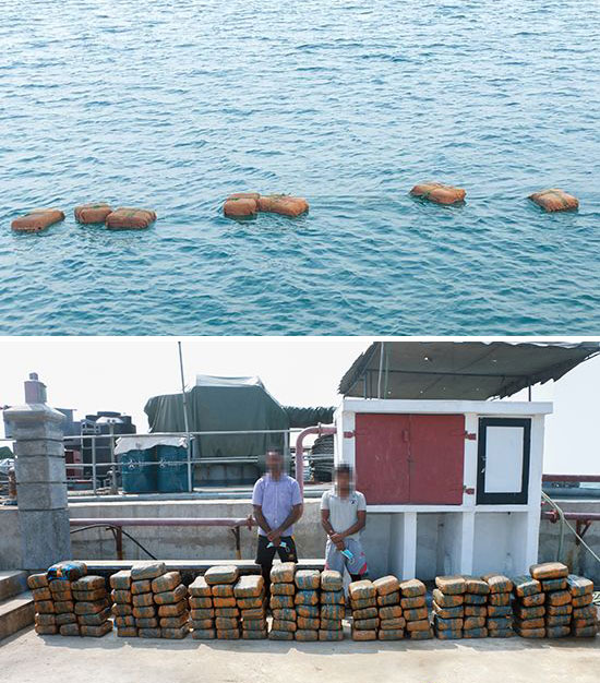 275kg of Kerala cannabis seized in northern seas, 02 arrested