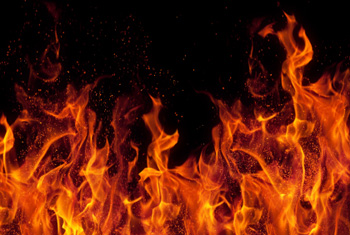 Fire truck attacked in Dompe