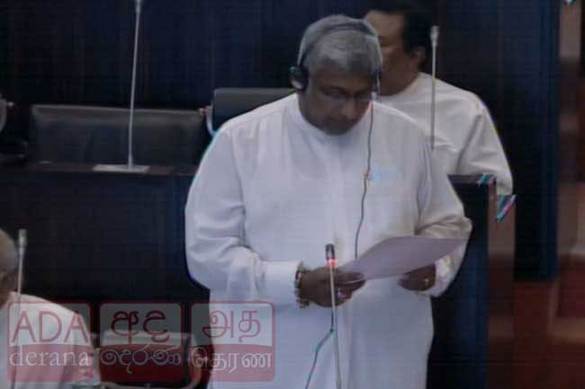 Public Security Minister’s statement in parliament on Rambukkana incident